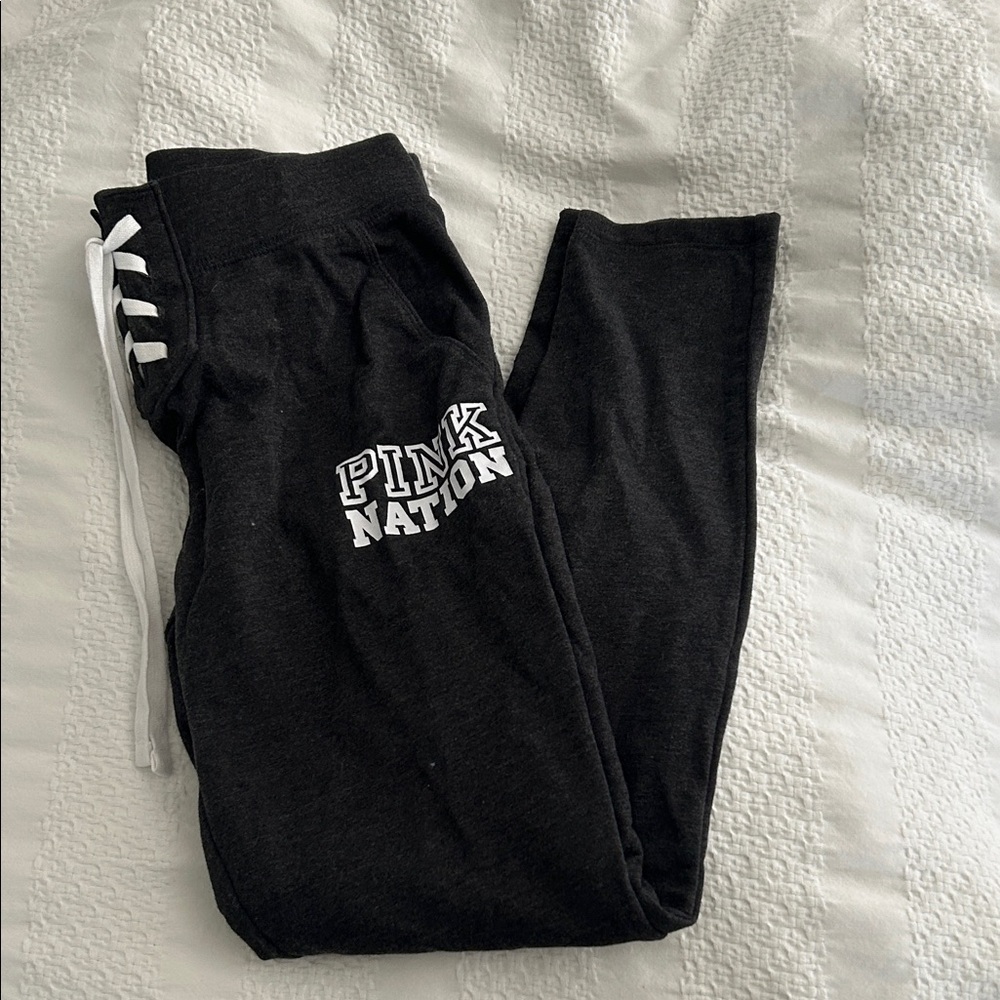PINK Victoria's Secret heather gray Joggers